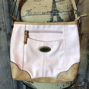 B.O.C Born Concept Pink Tan Faux Leather Purse